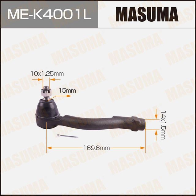 Наконечник рулевой тяги Masuma. Артикул ME-K4001L