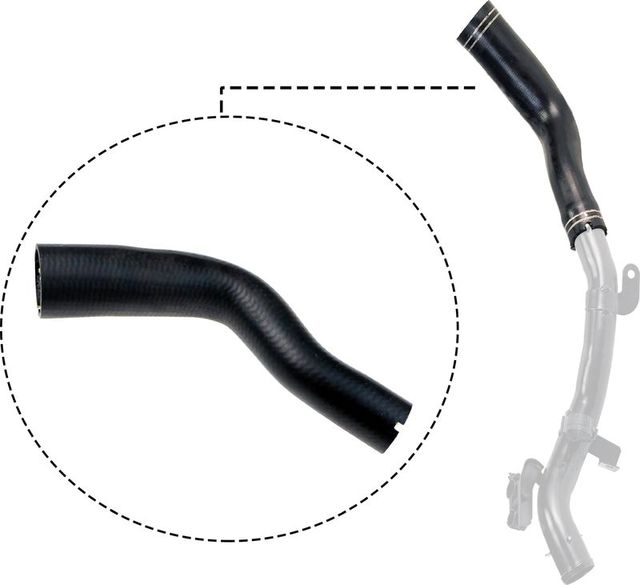 Патрубок интеркулера Gates для Fiat Doblo I 2004-2010. Артикул 09-0063