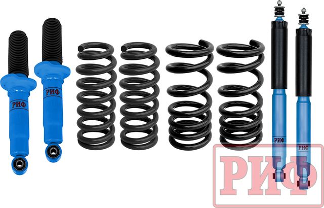 Лифт-комплект РИФ арктический средний для Mitsubishi Pajero III 5 дверей дизель 3,2 1999-2006, лифт 40 мм. Артикул RIF-MTS-B-Arc