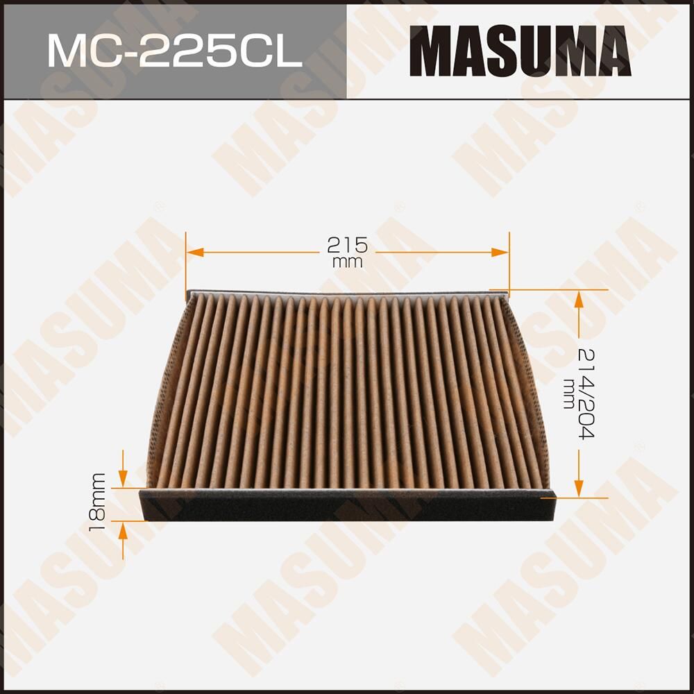 Салонный фильтр Masuma. Артикул MC-225CL