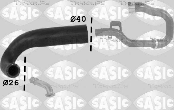 Патрубок интеркулера Sasic. Артикул 3336124