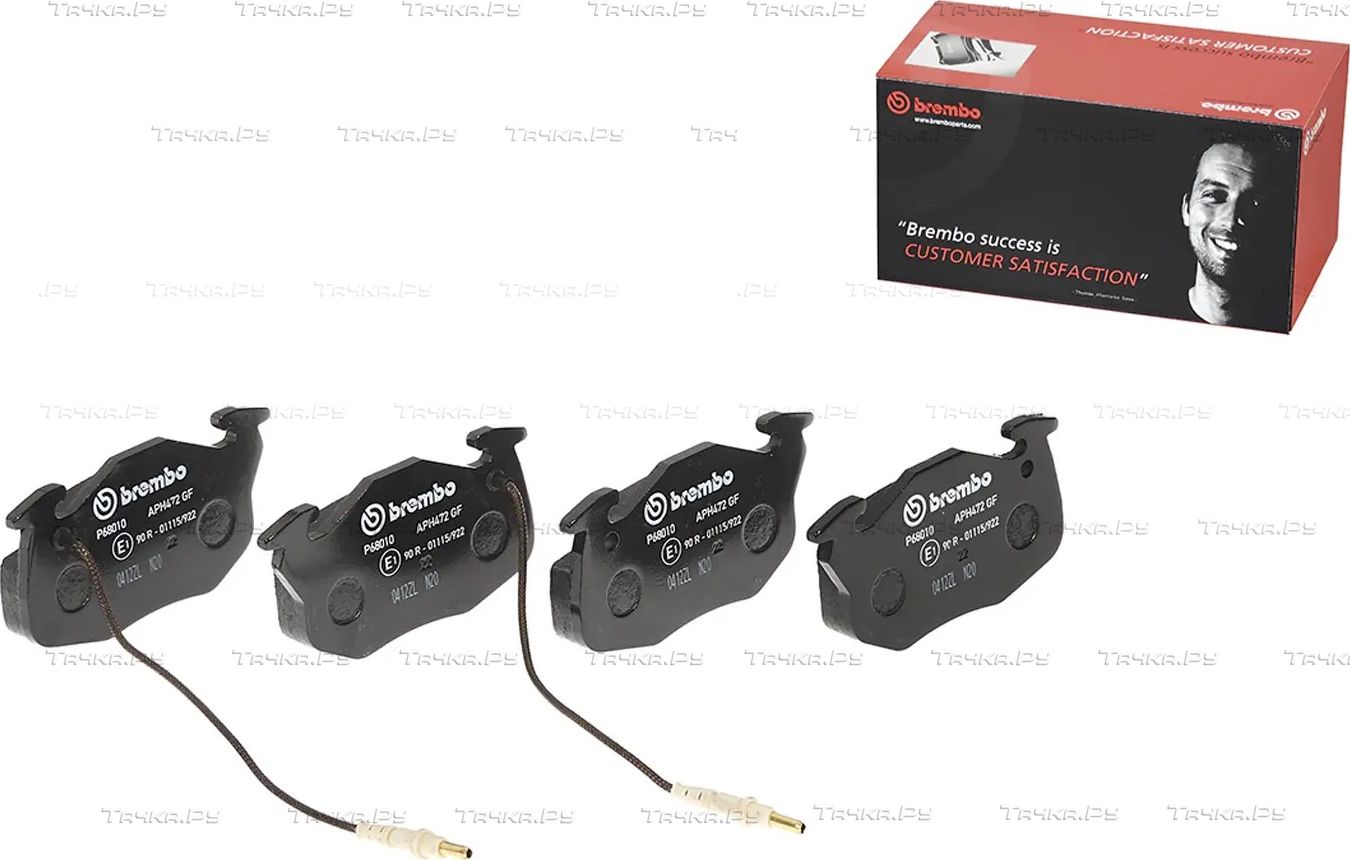 Тормозные колодки Brembo PRIME LINE передние для Renault 20 1980-1983. Артикул P 68 010