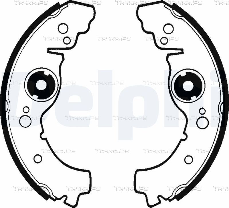 Тормозные колодки Delphi. Артикул LS1265
