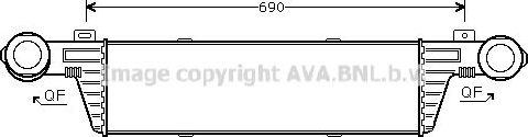 Интеркулер AVA. Артикул MSA4296