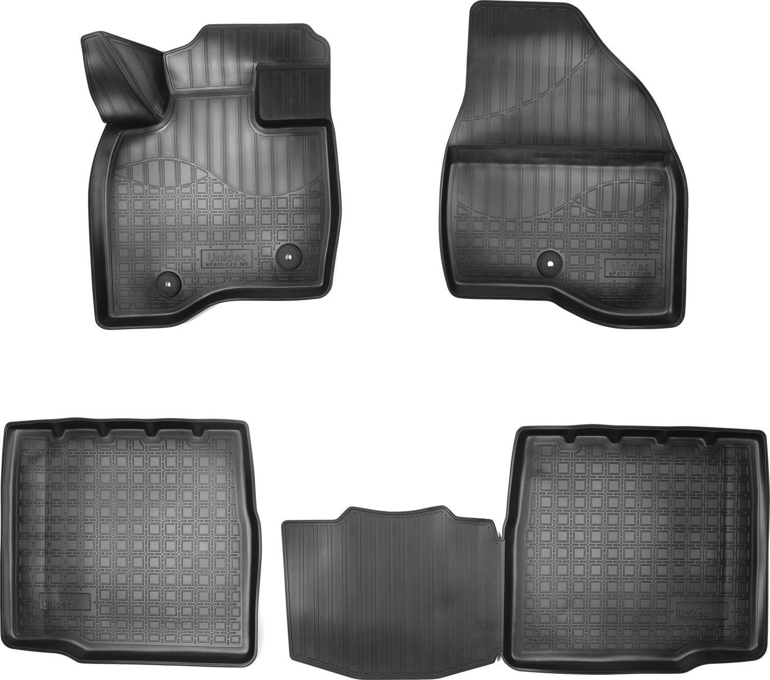 Коврики Норпласт для салона Ford Explorer V рестайлинг 5 мест 2017-2019. Артикул NPA11-C22-185