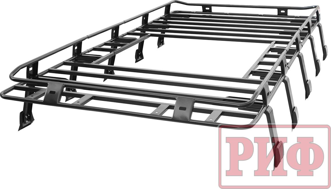 Багажник (корзина) 1500х2750 мм РИФ для ГАЗ Соболь (с люком) 1998-2026. Артикул RIFGAZ-roof3