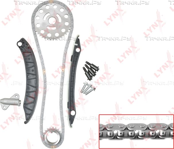 Цепь ГРМ LYNXauto для Nissan X-Trail T31 2007-2013. Артикул TK-0033