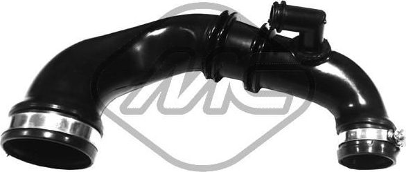 Патрубок интеркулера Metalcaucho для Renault Logan I 2008-2015. Артикул 09852