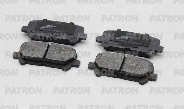 Тормозные колодки Patron. Артикул PBP043