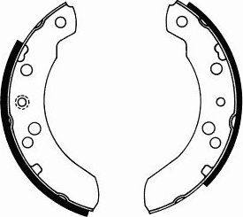 Тормозные колодки (стояночная тормозная система) SCT-Germany. Артикул SS 516