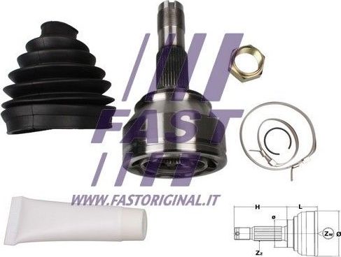 Шрус наружный (граната) Fast. Артикул FT25078K