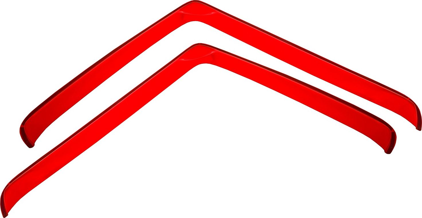 Дефлекторы REIN для окон (накладной) Sitrak C7H грузовик, тягач 2022-2026 Красные. Артикул REINWV1346