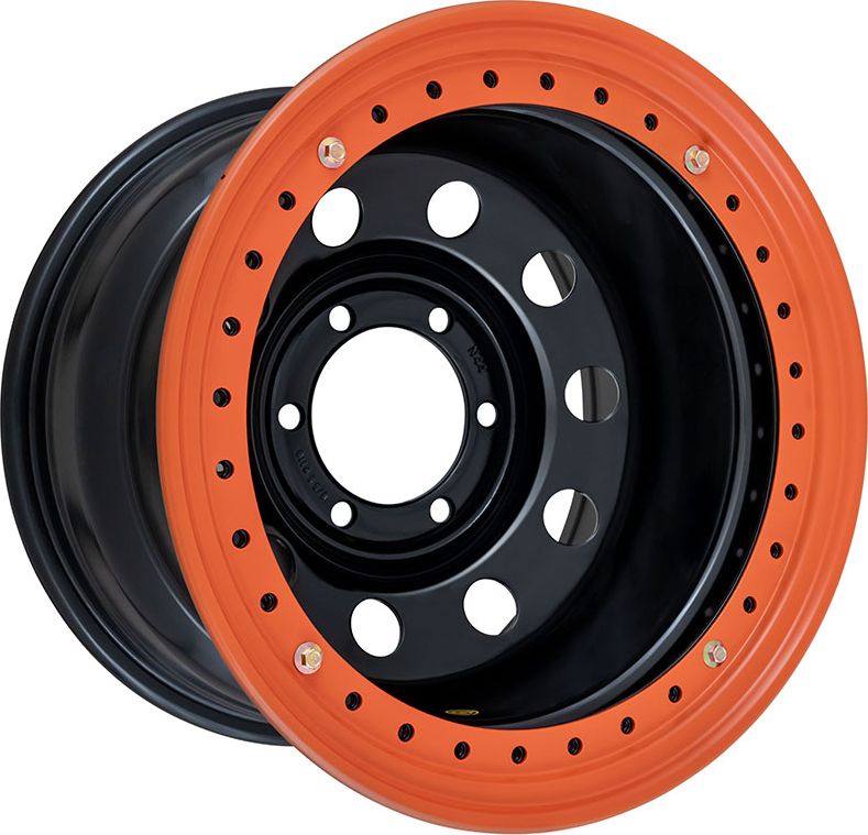 Колёсный диск OFF-ROAD Wheels усиленный стальной черный 6x139,7 10xR16 d110 ET-44 для Great Wall Hover 2005-2010. Артикул 1610-63910BL-44 BD-O