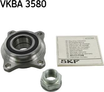 Ступичный подшипник (комплект) SKF. Артикул VKBA 3580