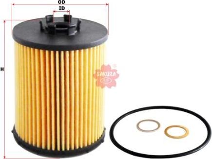 Масляный фильтр Sakura для BMW 7 IV (E65/E66) 2003-2008. Артикул EO-30230