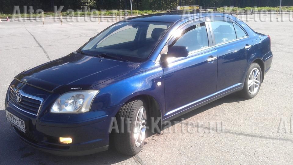 Брызговики Rezaw Plast передняя пара для Toyota Avensis 2003-2008. Артикул 120601