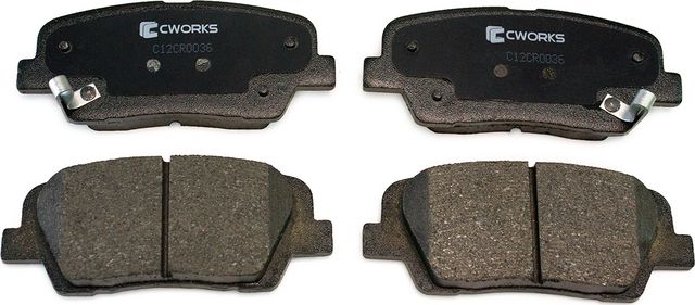 Тормозные колодки Cworks задние для Hyundai Santa Fe IV 2018-2026. Артикул C12CR0036
