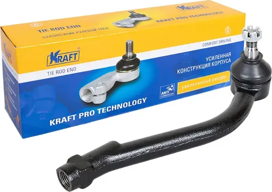 Наконечник рулевой тяги HYUNDAI SANTA FE 06- лев. (Kraft). Артикул KT032315