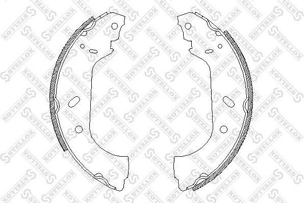 Тормозные колодки Stellox. Артикул 428 100-SX