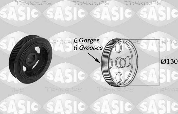Шкив коленвала Sasic для Toyota Auris I 2007-2012. Артикул 2156048