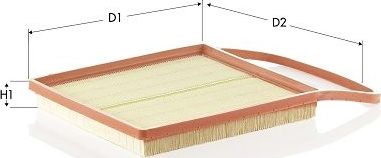 Воздушный фильтр  Tecneco Filters. Артикул AR3575PM