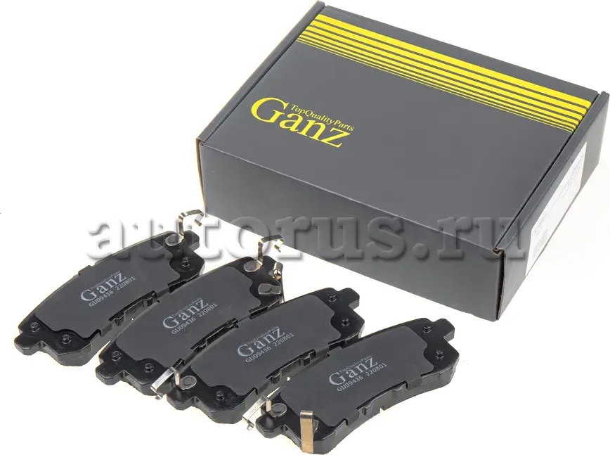 Колодки задние (Ganz). Артикул GIJ09436