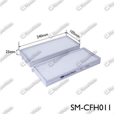 Салонный фильтр SpeedMate. Артикул SM-CFH011