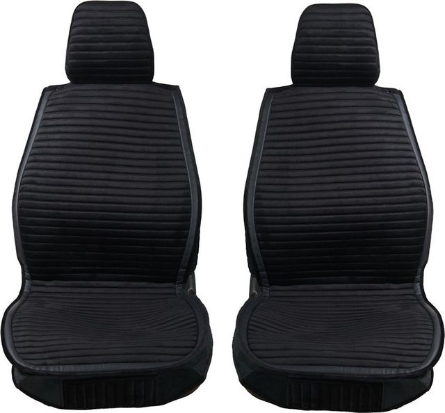 Накидки Seintex каркасные Horizont со вставкой из кожи на сидения, цвет Черный. Артикул 317796