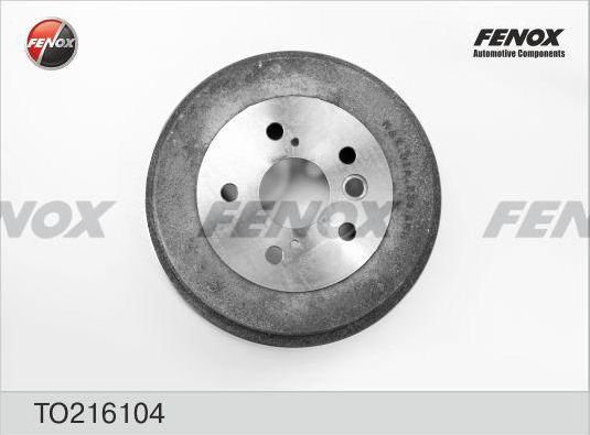 Тормозной барабан Fenox задний для Toyota RAV4 I (XA10) 1994-2000. Артикул TO216104