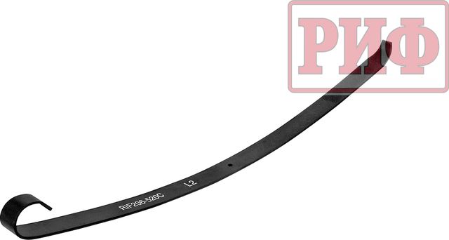 Лист 2 рессоры RIF206-520C РИФ 7х60х1244 мм для УАЗ Буханка 3741, 3909, 2206, 3962 1990-2026. Артикул RIF206-520C-L2