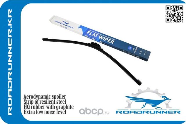 Щетка стеклоочистителя бескаркасная 600 мм RR-600- (Roadrunner). Артикул RR600F3