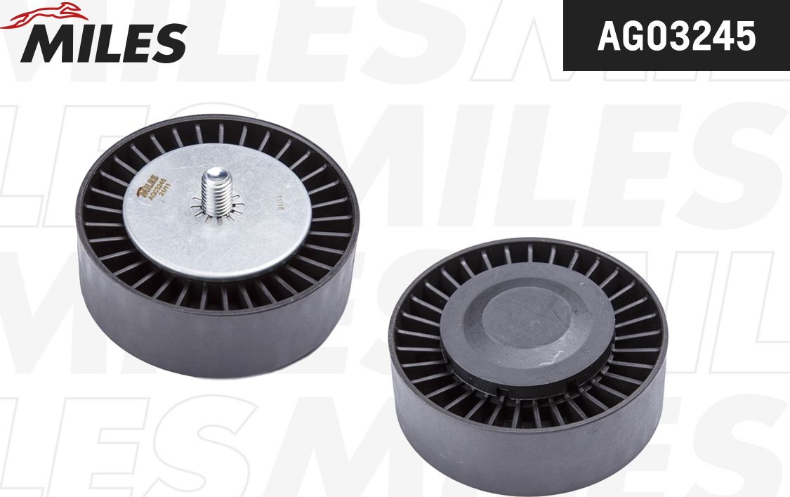Направляющий (ведущий) ролик приводного поликлинового ремня Miles. Артикул AG03245