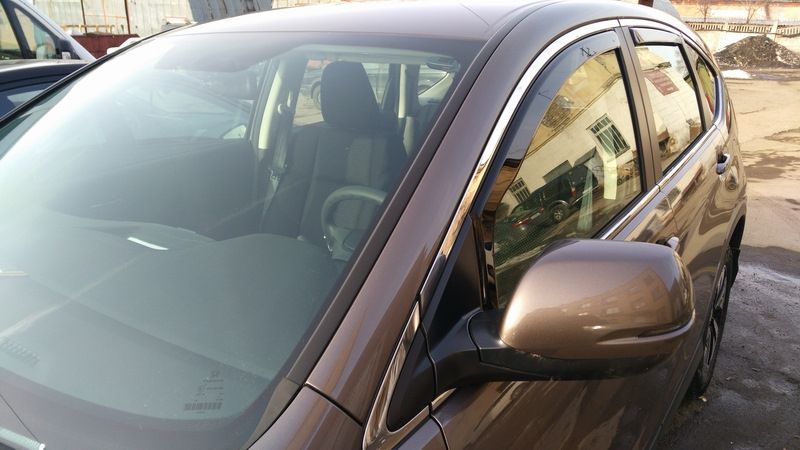 Дефлекторы Heko для окон Honda CR-V IV 2013-2018. Артикул 17170