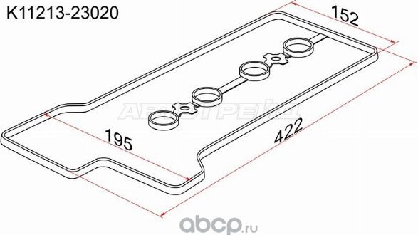 Прокладка клапанной крышки TY 1SZ-FE, 99- (SAT). Артикул K1121323020