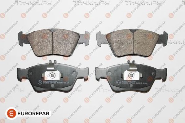 Тормозные колодки Eurorepar. Артикул 1617254580