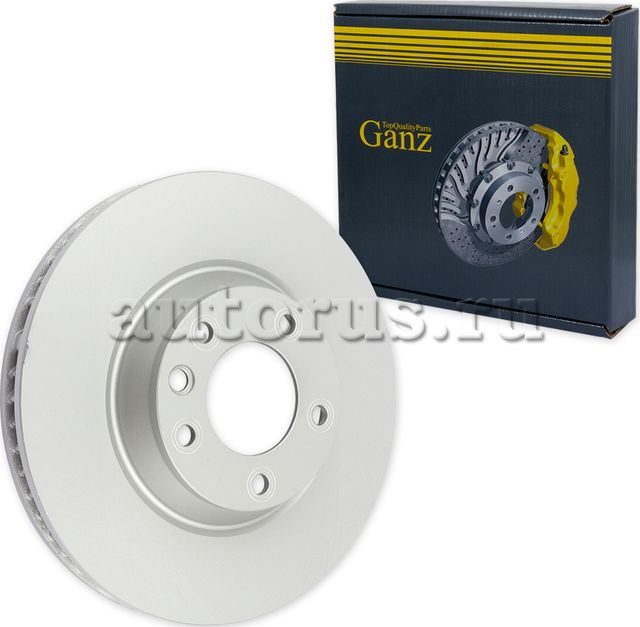 Диск тормозной передний R с покрытием (Ganz). Артикул GIJ06173