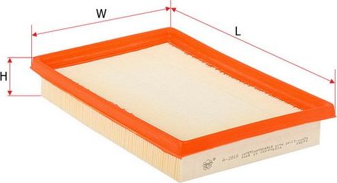 Воздушный фильтр Sakura. Артикул A-2816