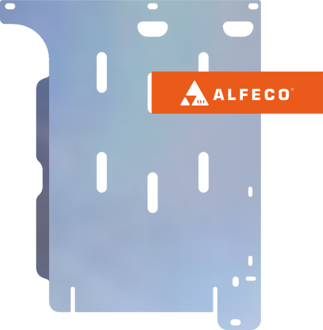 Защита алюминиевая Alfeco для АКПП BMW X6 F16 2015-2026. Артикул ALF.34.21al