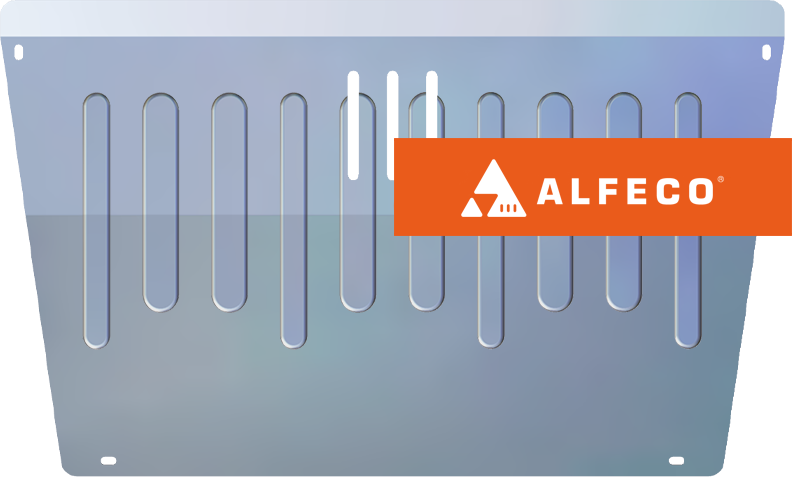 Защита алюминиевая Alfeco (4мм) для картера и КПП Changan CS85 coupe 2018-2026. Артикул ALF.57.11 AL4