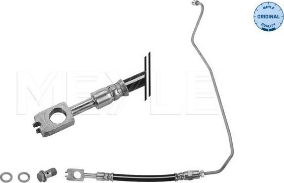 Тормозной шланг Meyle Original задний левый для Skoda Superb I 2001-2008. Артикул 100 525 0062/S