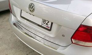 Накладка Ладья на бампер для VW Polo 2009-2020. Артикул 015.58.23