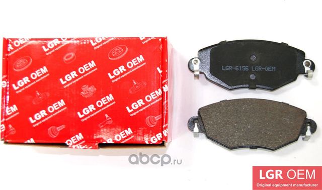 Колодки тормозные (перед.) LGR-OEM LGR-6156 (1250688) для а/м FORD MONDEO lll 1.. Артикул LGR6156