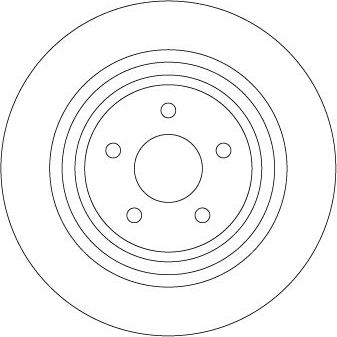Тормозной диск TRW. Артикул DF6976