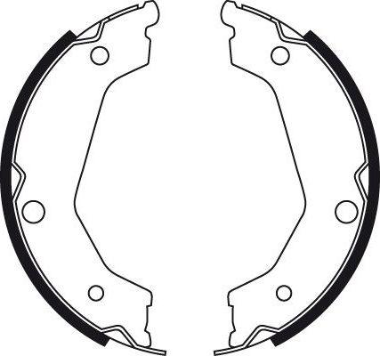 Тормозные колодки (стояночная тормозная система) TRW. Артикул GS8722