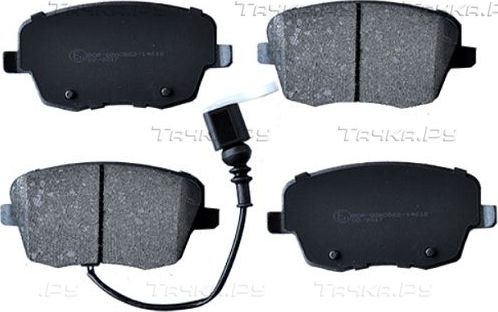 Тормозные колодки ASAM передние для SEAT Ibiza III 2002-2009. Артикул 55448