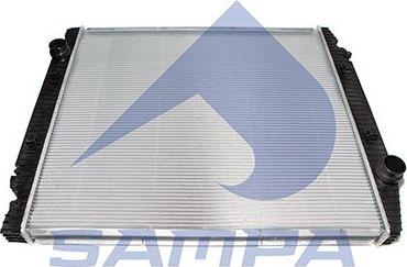 Радиатор охлаждения двигателя Sampa для IVECO EuroTrakker 2000-2004. Артикул 061.425