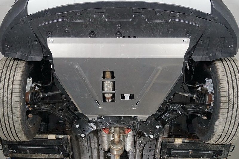 Защита алюминиевая ТСС (4 мм) для картера и КПП Changan CS55 2022-2026. Артикул ZKTCC00559