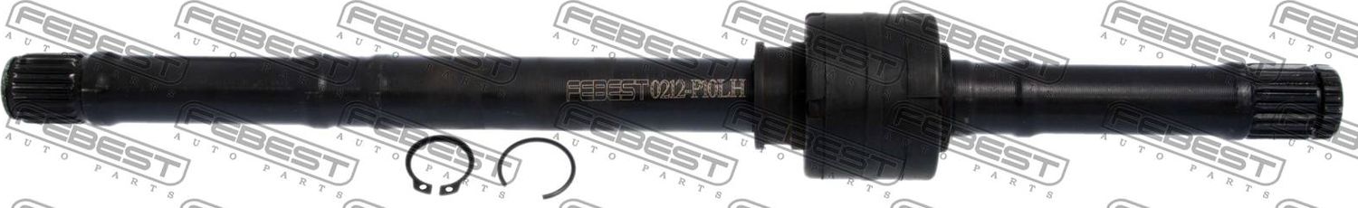Полуось (привод в сборе, приводной вал) Febest. Артикул 0212-P10LH