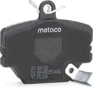 Колодки тормозные передние к-кт (Metaco). Артикул 3000332