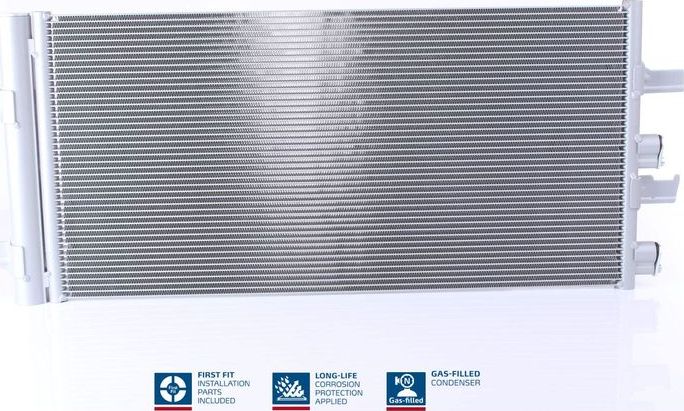 Радиатор кондиционера (конденсатор) Nissens (алюминий). Артикул 940686